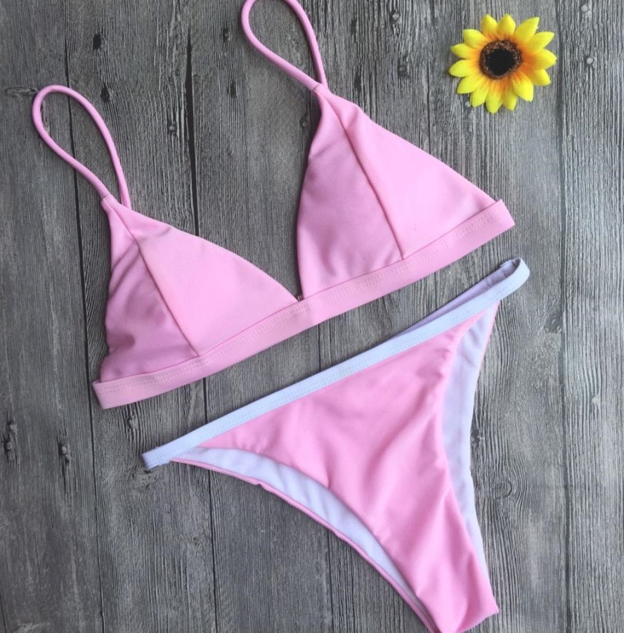 Açık Pembe Bikini Takım - 2