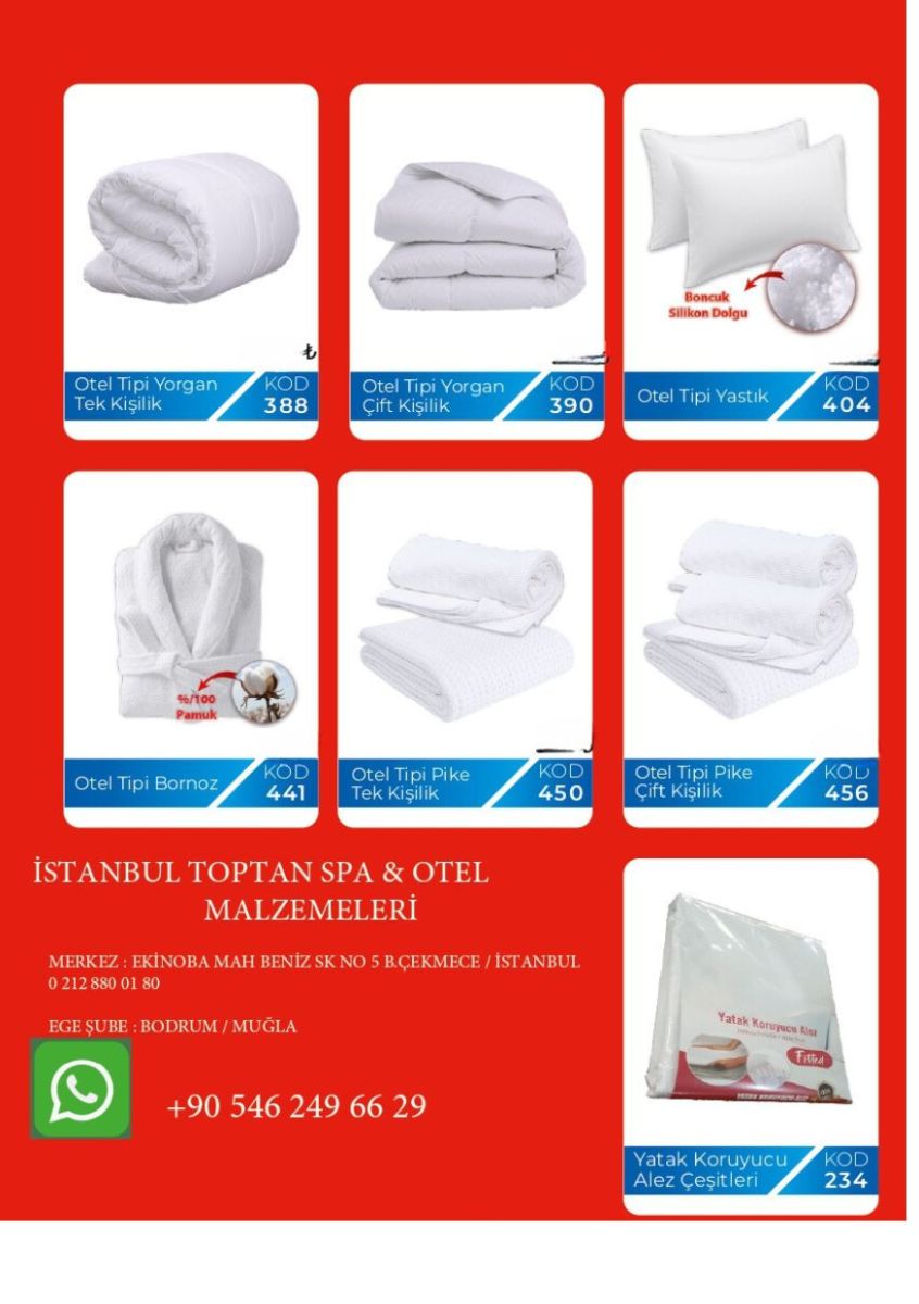 Otel Buklet || Hotel Guest Amenities